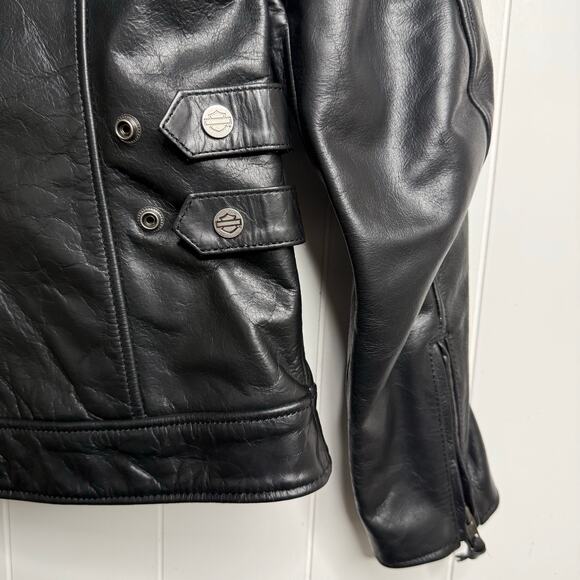 Harley-Davidson leather jacket black - Picture 11 of 15